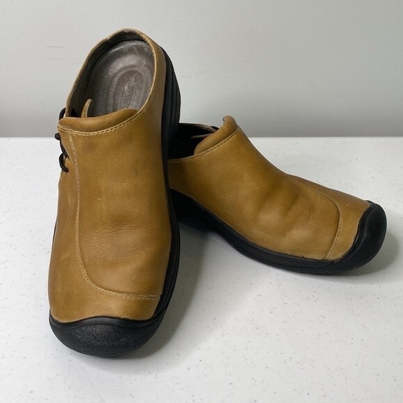 Keen Leather Kaci Slip-On Slide Winter Clogs Shoe Camping Outdoor All-Season - Picture 15 of 15